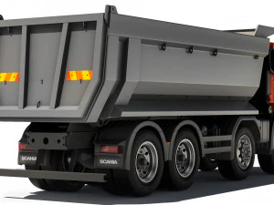 Самоскид Scania G500 XT 8x4 2022р 3D Модель