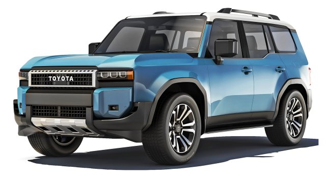Toyota Land Cruiser 250 Prado 2024 Modelo 3D .c4d .max .obj .3ds .fbx .stl .blend 