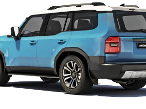 Toyota Land Cruiser 250 Prado 2024 3D Model