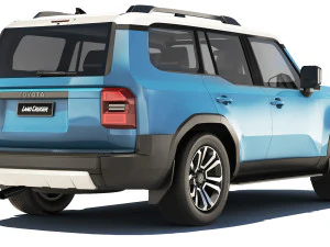 Toyota Land Cruiser 250 Prado 2024 3D Model