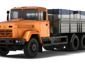 क्राज़ 65053 फ्लैटबेड 2008 3D मॉडल