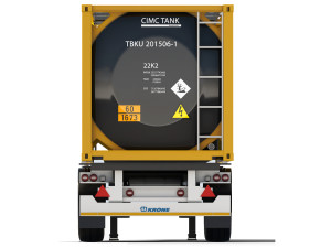Krone Box Liner eL20 tank container 2023 3D Модель