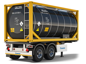Krone Box Liner eL20 tank container 2023 3D Модель