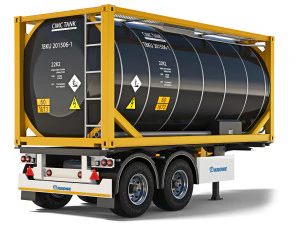 Krone Box Liner eL20 tank container 2023 3D Model