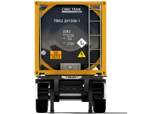 Krone Box Liner eL20 tank container 2023 3D Модель