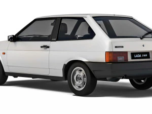 VAZ Lada 2108 Sputnik 1984 3D Model