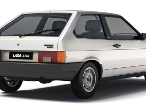 VAZ Lada 2108 Sputnik 1984 Model 3D