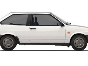 VAZ Lada 2108 Sputnik 1984 3D Model