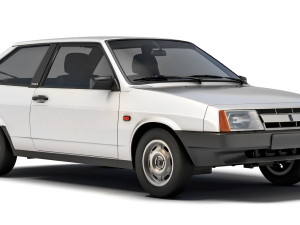 VAZ Lada 2108 Sputnik 1984 Model 3D