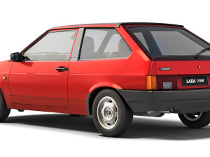 VAZ Lada 2108 Sputnik 1991 3D Модель