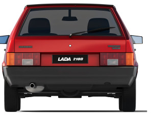 VAZ Lada 2108 Sputnik 1991 3D Модель