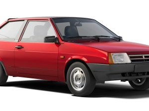 VAZ Lada 2108 Sputnik 1991 3D Модель