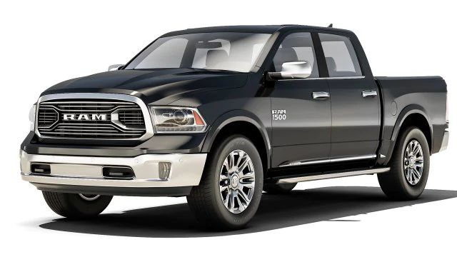 RAM 1500 Laramie Limitada 2015 Modelo 3D .c4d .max .obj .3ds .fbx .stl .blend 