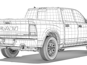 RAM 1500 Laramie Limited 2015 3D Model