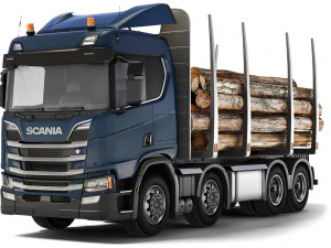 Scania R650 madeira 2020 Modelo 3D