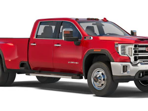 GMC Sierra 3500HD SLT 2020 3D Model