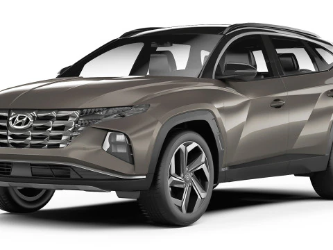 현대 투싼 2021 3D 모델