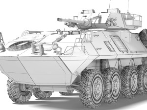 LAV-25 2005 Modelo 3D