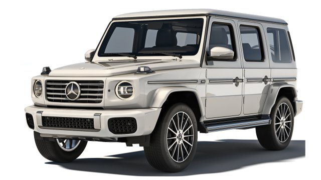 Mercedes-Benz G500 Gelandewagen 2025 3D 模型 .c4d .max .obj .3ds .fbx .stl .blend 