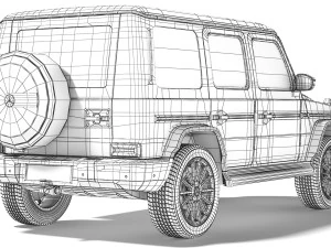 Mercedes-Benz G500 Gelandewagen 2025 3D Model