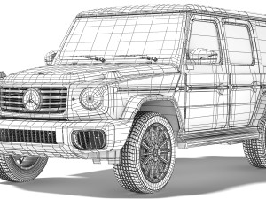 Mercedes-Benz G500 Gelandewagen 2025 3D 模型