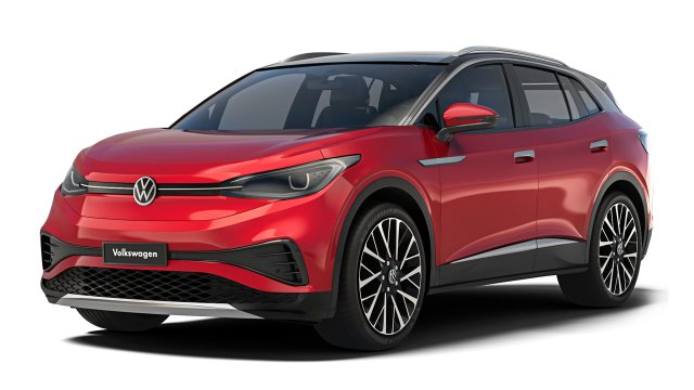 Volkswagen ID4 X 2021 3D Model .c4d .max .obj .3ds .fbx .stl .blend 