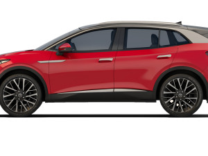 Volkswagen ID4 X 2021 3D Model