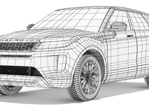 Land Rover Range Rover Evoque 2020 Modello 3D
