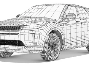 Land Rover Range Rover Evoque 2020 3D Model