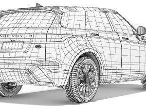 Land Rover Range Rover Evoque 2020 Modello 3D