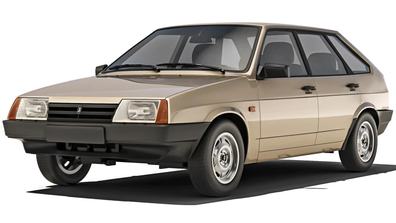 VAZ Lada 2109 Sputnik 1987 3D Model .c4d .max .obj .3ds .fbx .stl .blend 