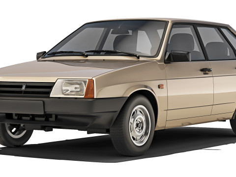 VAZ Lada 2109 Sputnik 1987 3D Model