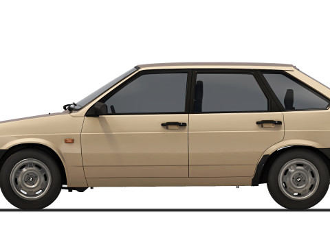 VAZ Lada 2109 Sputnik 1987 Modelo 3D