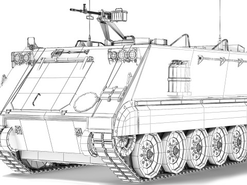 M113A1 1963 3D Model
