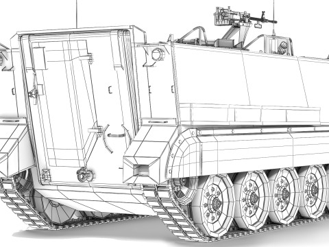 M113A1 1963 3D Model