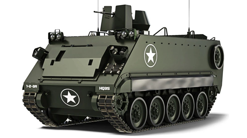 M113A3 1987 3D Model .c4d .max .obj .3ds .fbx .stl .blend 