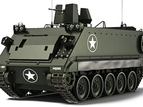 M113A3 1987 3D Model