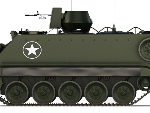 M113A3 1987 3D Model