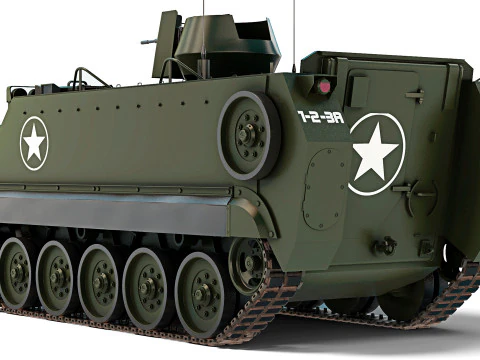 M113A3 1987 3D Model