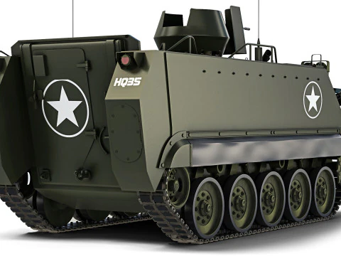 M113A3 1987 3D Model
