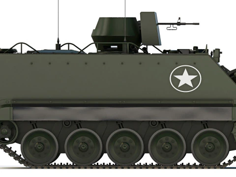 M113A3 1987 3D Model