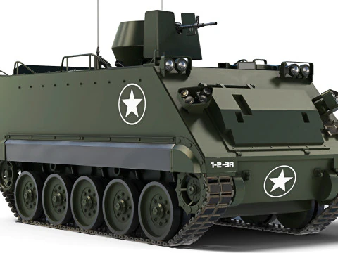 M113A3 1987 3D Model