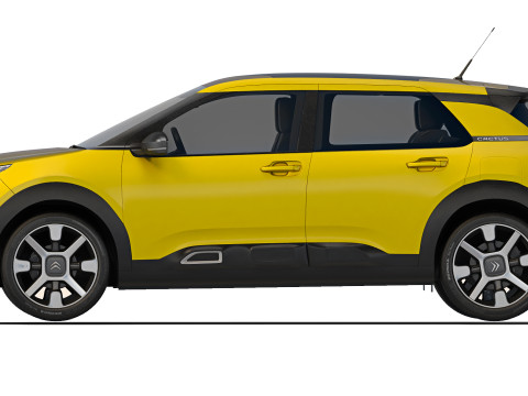Citroen C4 Cactus 2018 Model 3D
