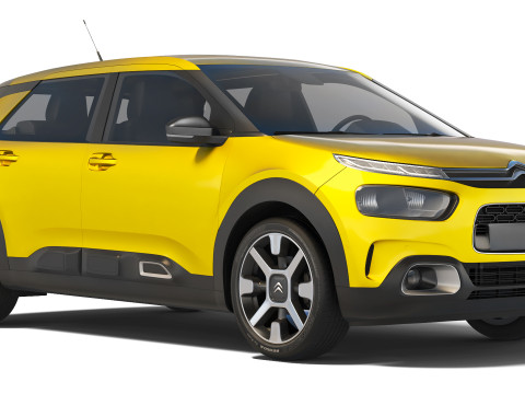 Citroen C4 Cactus 2018 Model 3D