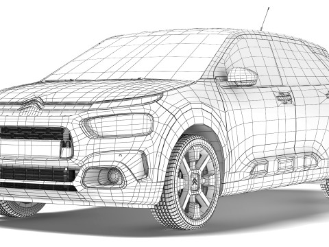 Citroen C4 Cactus 2018 Model 3D