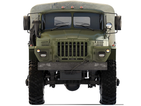Ural 4320 ZU-23-2 1998 3D Model