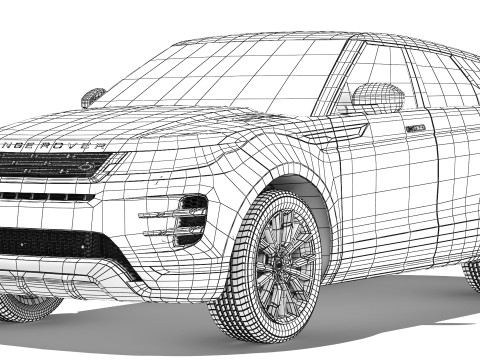 Land Rover Range Rover Evoque 2024 Model 3D