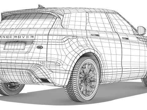 Land Rover Range Rover Evoque 2024 3D Model