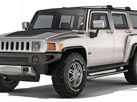 Hummer H3 2006 Modèle 3D