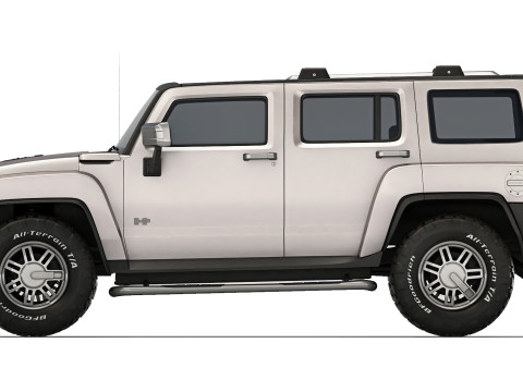 Hummer H3 2006 3D-Modell